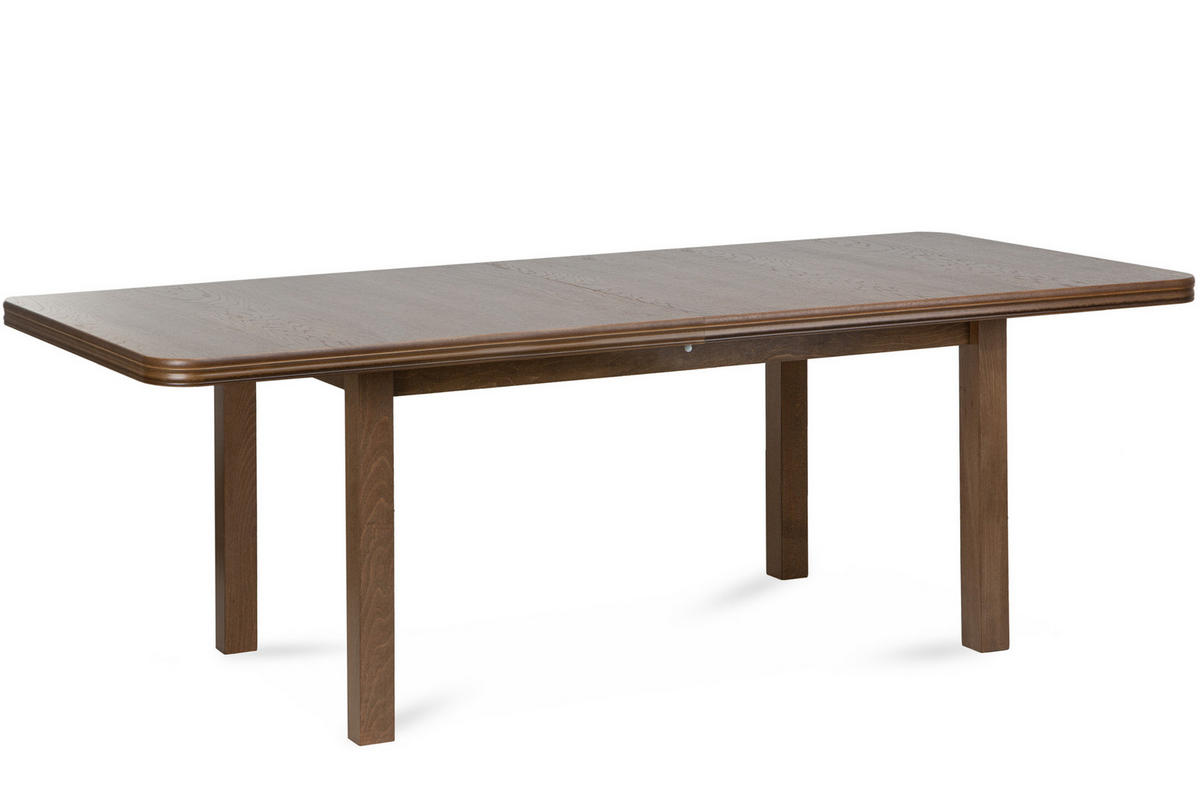 ESSTISCH COSPE ausziehbar bis 240cm, Eiche lefkas - Eichefarben/Braun, Holz (160/77/90cm) - KONSIMO®