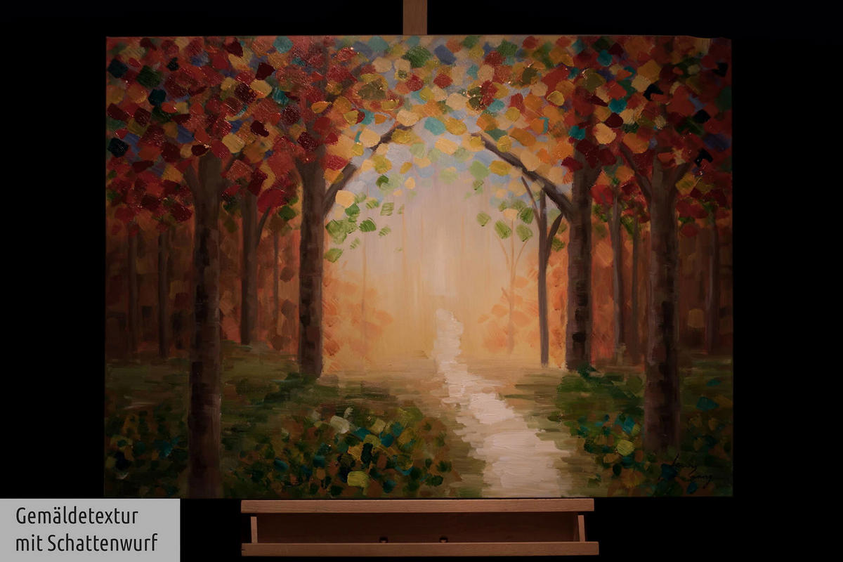 ACRYLBILD HANDGEMALT 100/75 cm - Multicolor, Holz/Textil (100/75cm) - KUNSTLOFT