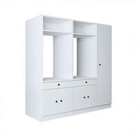 WASCHMASCHINENSCHRANK Serie 1 179cm Breit, 184cm Hoch - Weiß, Holzwerkstoff (179/184/67cm)