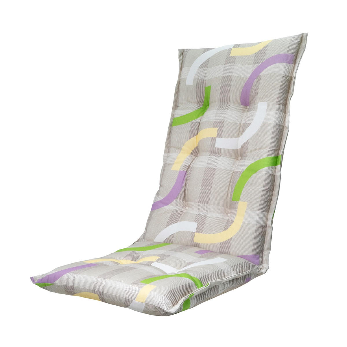 GARTENSTUHLKISSEN Tess 123/50 cm 4er-Set - Lila, Textil (50/7/123cm) - Madison