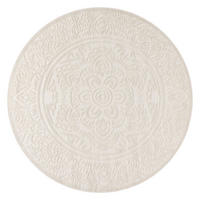OUTDOORTEPPICH Marokkanisch Creme Ø 200 cm - Creme, Kunststoff (200/200cm) - TT Home