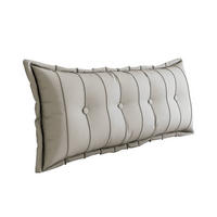 RÜCKENKISSEN Plüsch Weiß 140 cm - Weiß, Textil (50/140cm) - Vercart