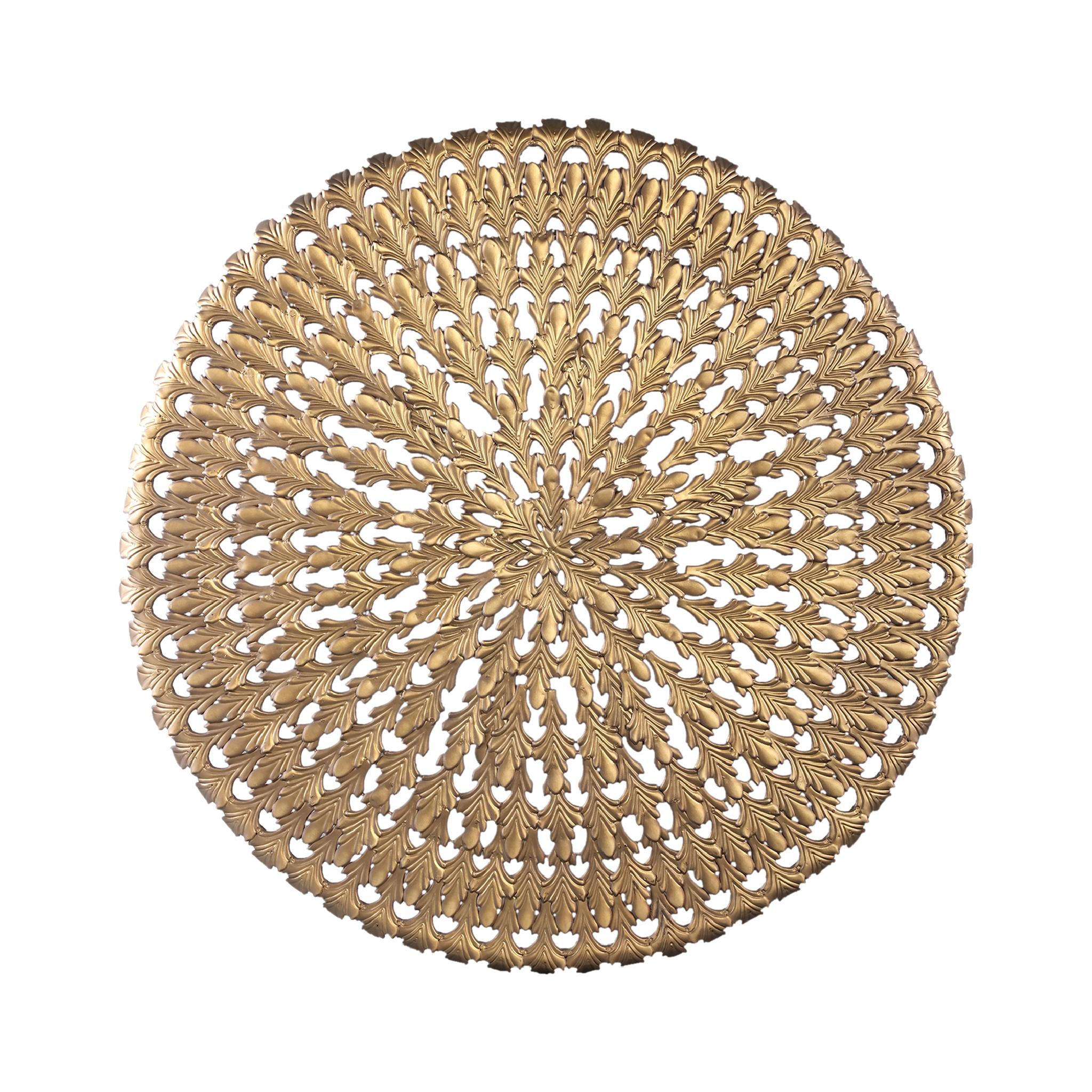 WANDPANEEL Xavery Braun 120/8/120cm - Braun, Metall (8/120/120cm) - PTMD Collection