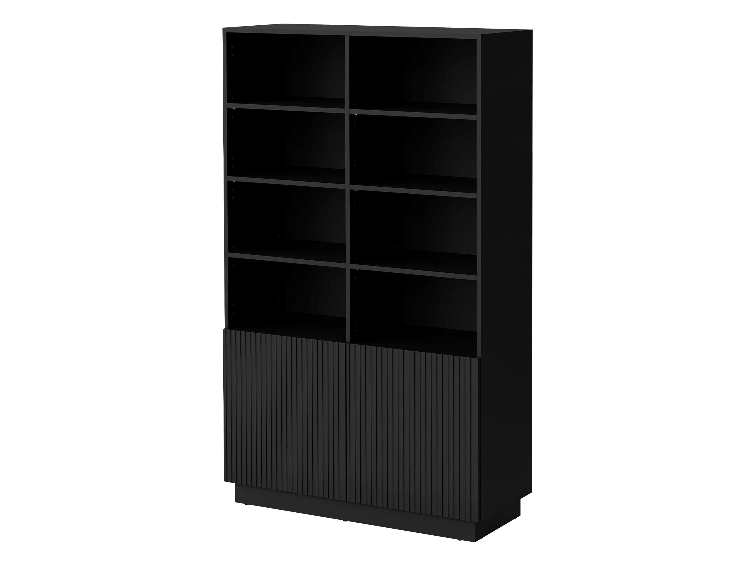 MIRJAN24 STANDREGAL Schwarz 100cm × 42cm × 173cm