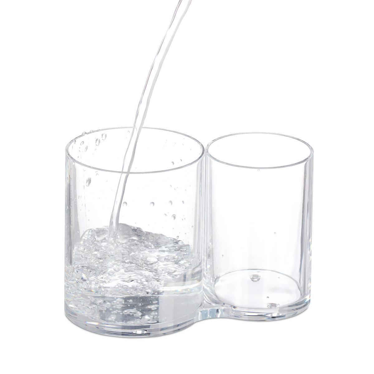 ACRYL Organizer - Transparent, Kunststoff (15/12/8.5cm) - Relaxdays