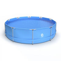 POOL Aufstellpool Ersatzpool Frame Pool rund 366 x 76 cm blau ohne Filterpumpe - Blau, Kunststoff (366/76/366cm) - Avenli