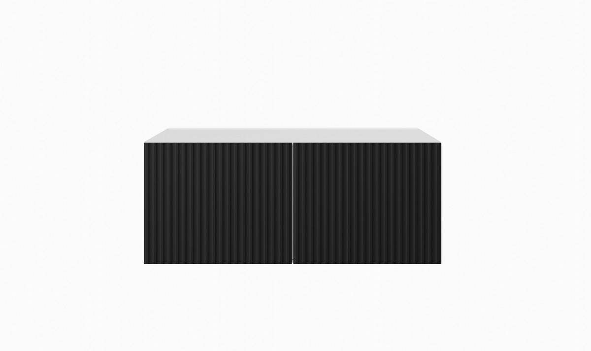TV-SCHRANK NOE - Schwarz/Weiß, Holzwerkstoff (100/41/40cm) - Meblini