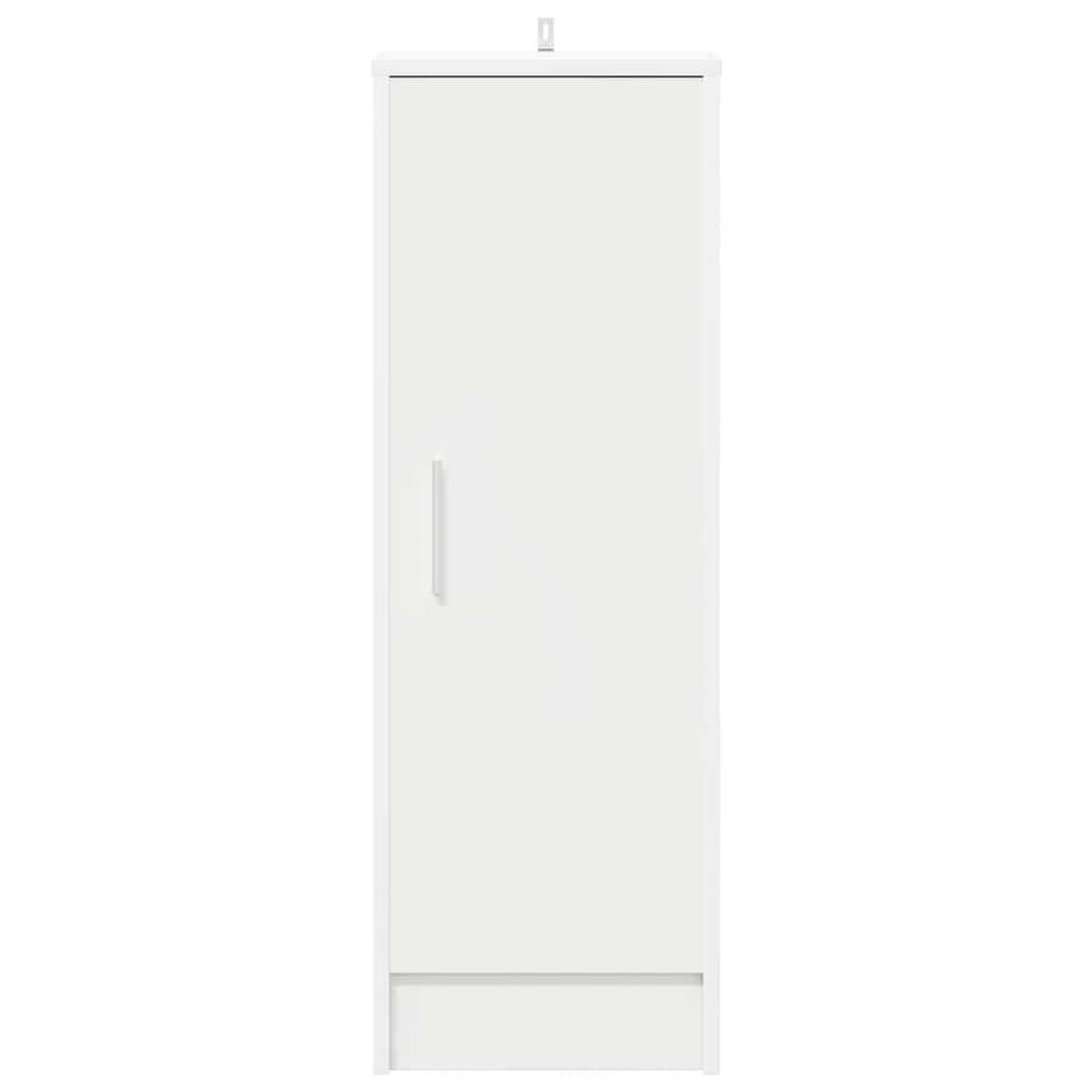 SCHUHSCHRANK Weiss 32/35/92 Cm Holzwerkstoff - Weiß, Holzwerkstoff (35/92/32cm) - vidaXL