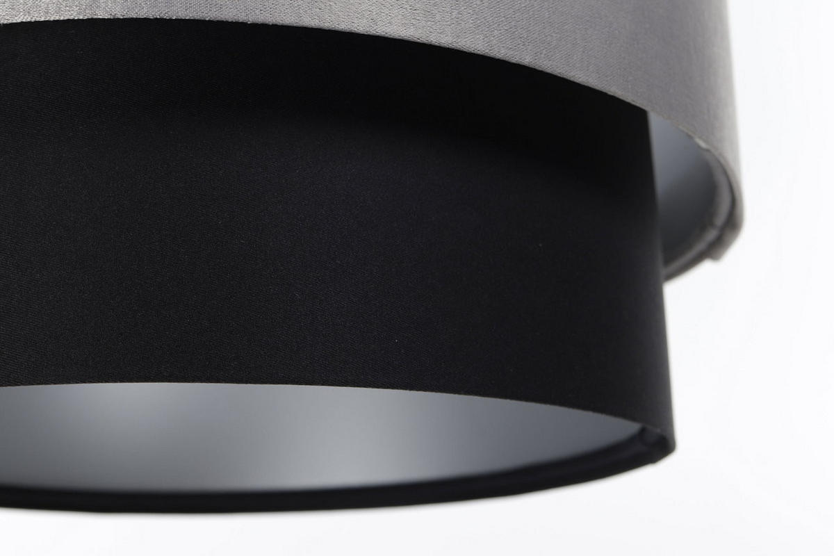 HÄNGELEUCHTE Grau 30/88 cm - Schwarz, Kunststoff (30/2.6/88cm) - ONZENO