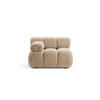 MODUL links Bellis aus Boucle sandfarben - Sandfarben, Textil (94/70/94cm) - Micadoni