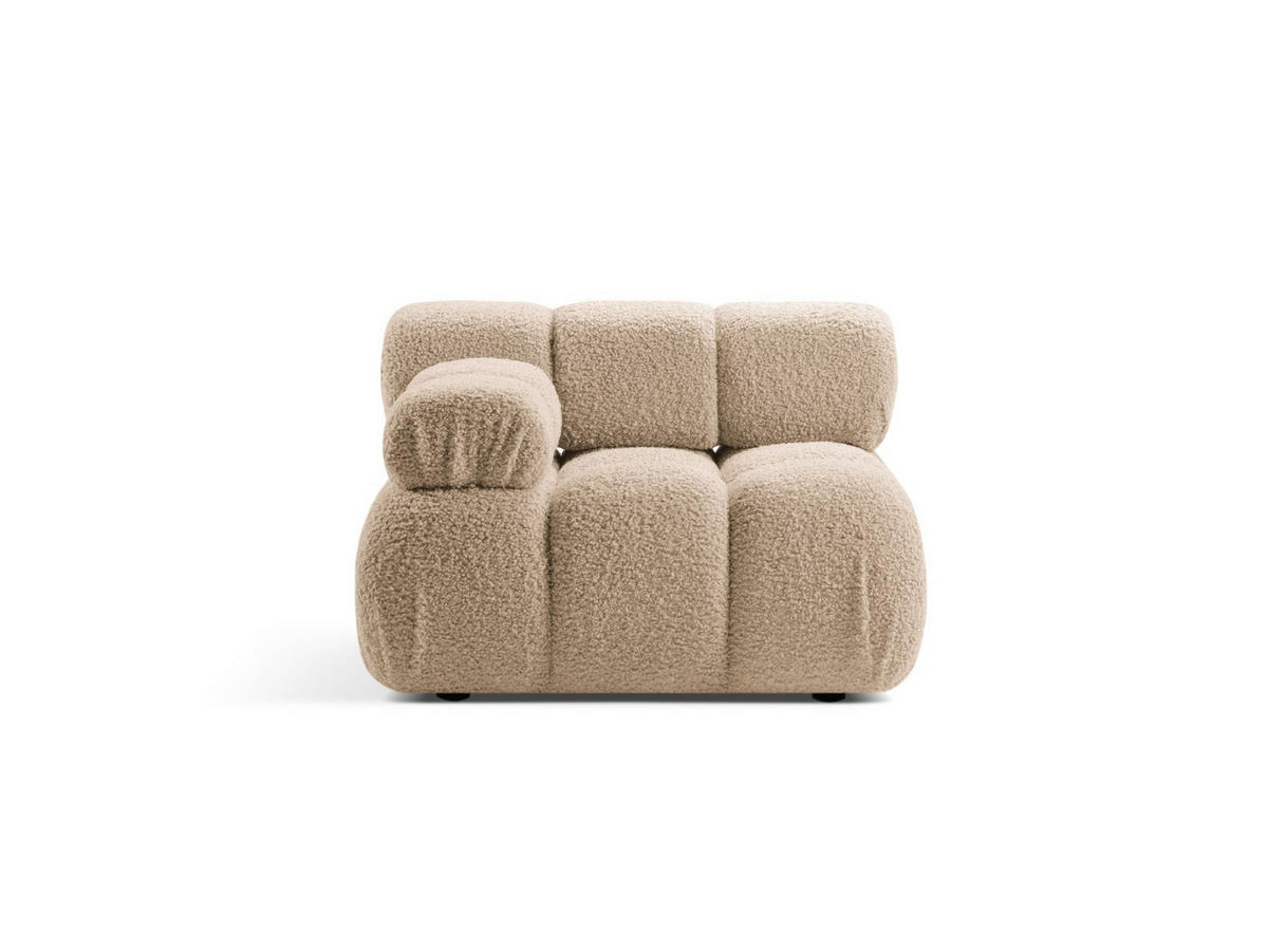 MODUL links Bellis aus Boucle sandfarben - Sandfarben, Textil (94/70/94cm) - Micadoni