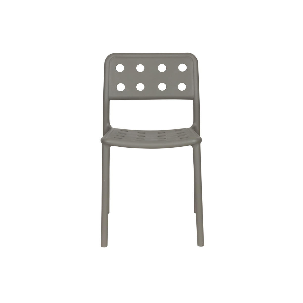 GARTENSTUHL Serra Grau - 4 er Set - Grau, Kunststoff (45.5/80/53cm) - Housecraft Living