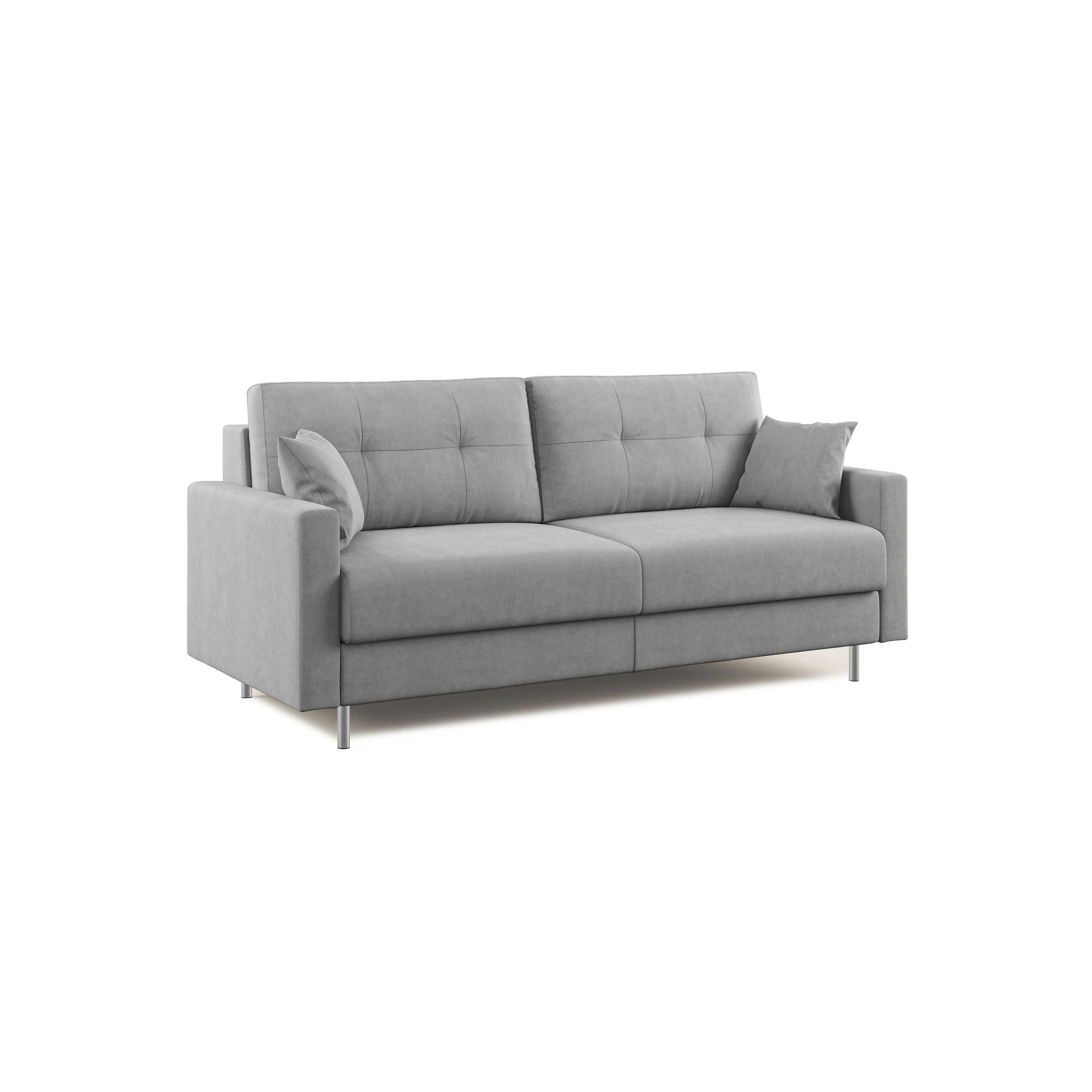 Divani.store Schlafsofa Grau 188x97x96 cm