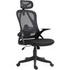 CHEFSESSEL Stoff Schwarz - Schwarz, Kunststoff/Textil (58/122/66cm) - CLP