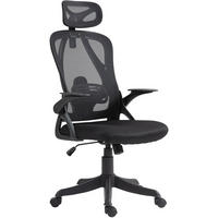 CHEFSESSEL Stoff Schwarz - Schwarz, Kunststoff/Textil (58/122/66cm) - CLP