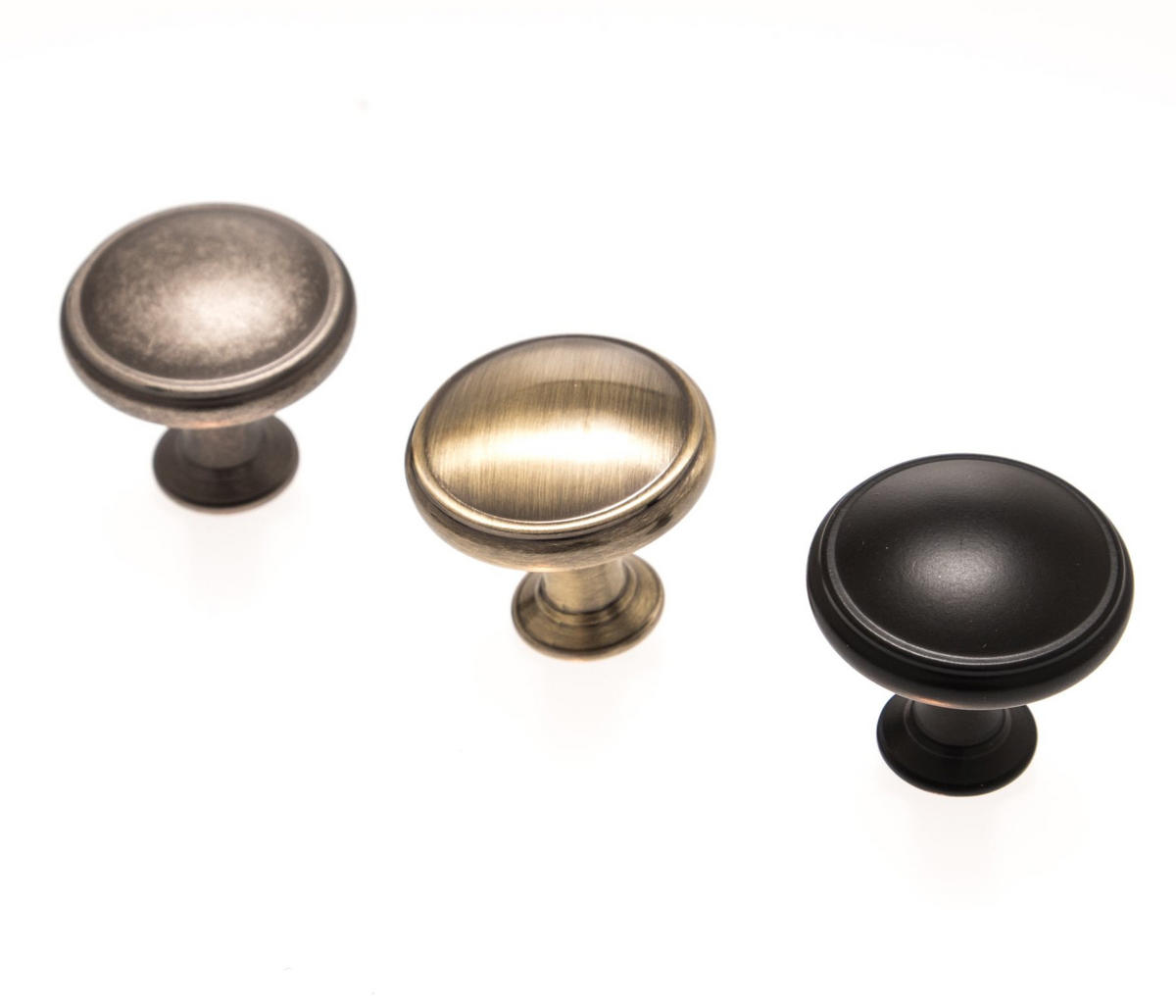 MÖBELKNOPF Altsilber, Schrankknopf antik, Türknauf Ø 30mm vintage - Silberfarben, Metall (3/2.7/3cm)