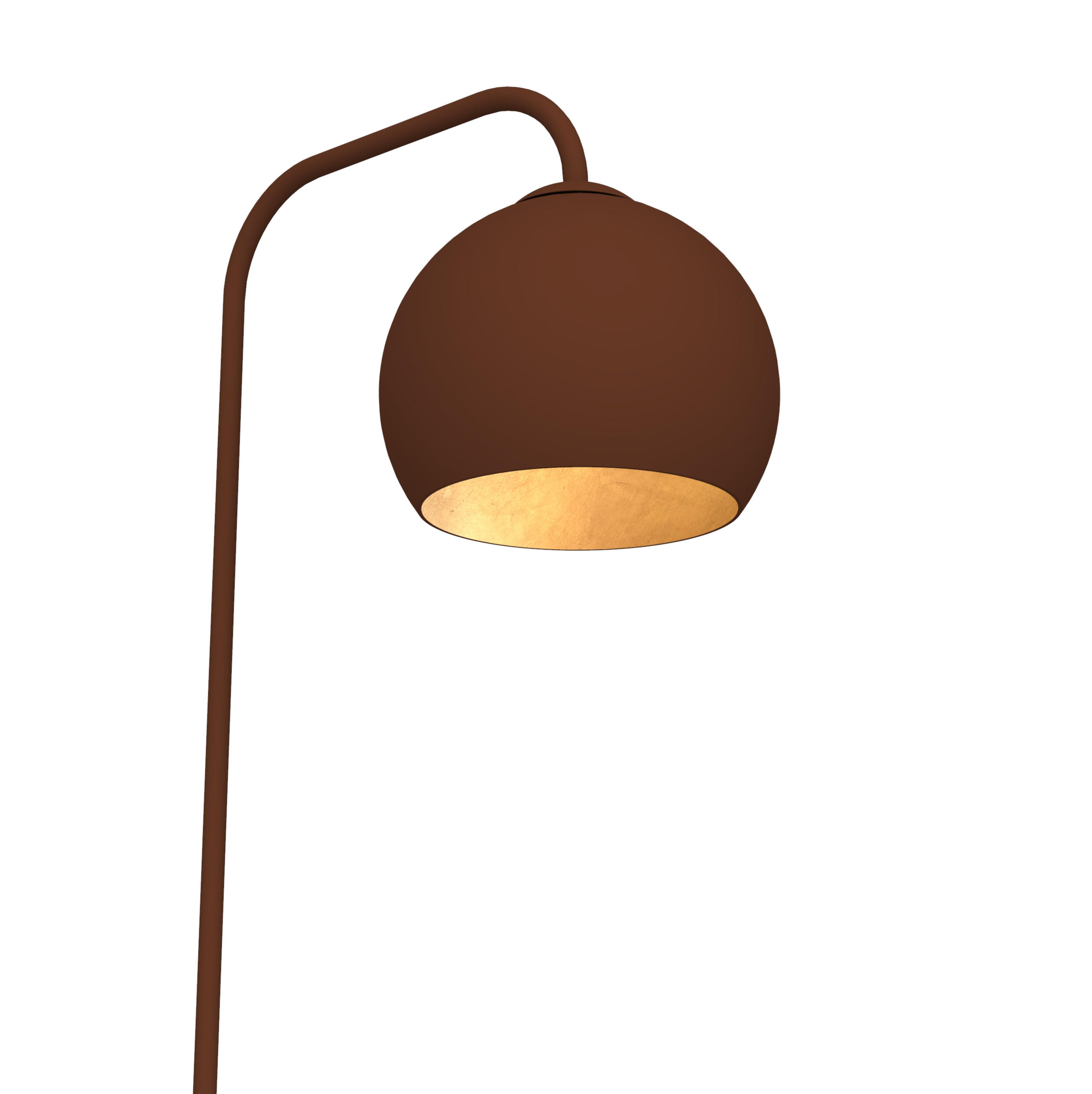 STEHLEUCHTE Joe - Goldfarben, Metall (40/65/170cm) - Lumicom