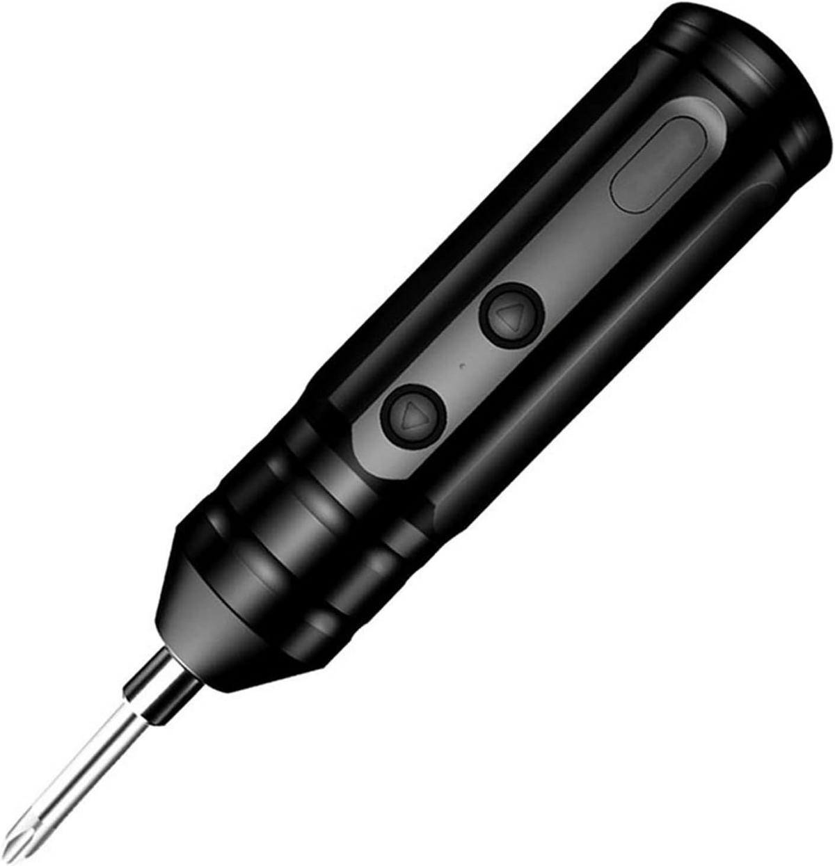 SCHRAUBENDREHERSATZ, 10-teilig, mit Bits, schwarz. - Schwarz, Kunststoff (17.5/4.3/4.3cm)