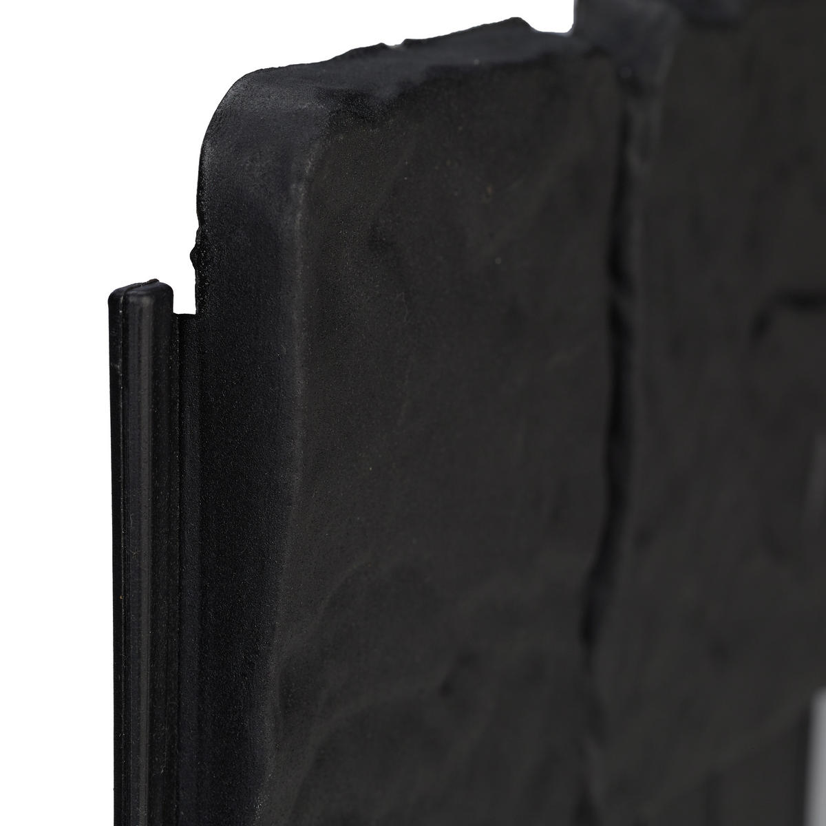 10xBEETZAUN - Schwarz, Kunststoff (25/23/2cm) - Relaxdays