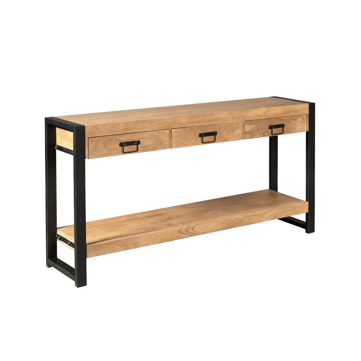 BEISTELLTISCH Britt Braun 35/150/76 cm - Braun, Holz (35/150/76cm) - Starfurn
