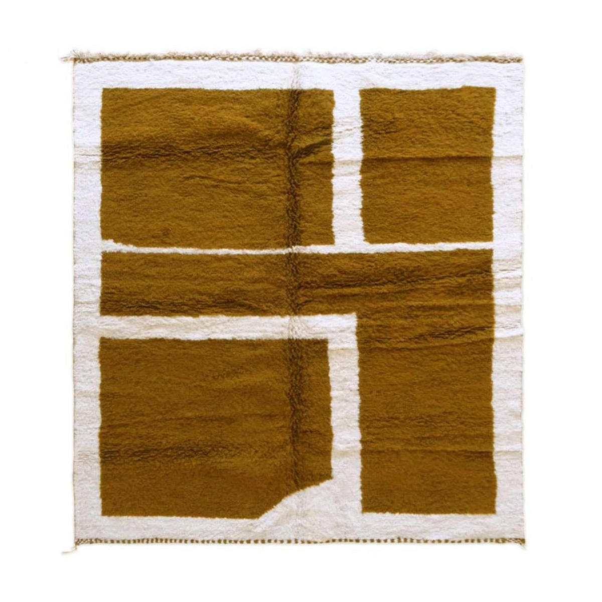 BERBERTEPPICH grafisch modern 228x 266 cm - Braun, Naturmaterialien (228/266cm) - AFK Living