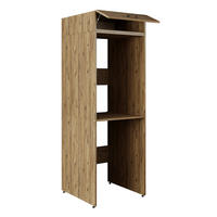 WASCHMASCHINENSCHRANK DUO-II 67cm Breit, 196cm Hoch - Eichefarben, Holzwerkstoff (67/196/67cm)
