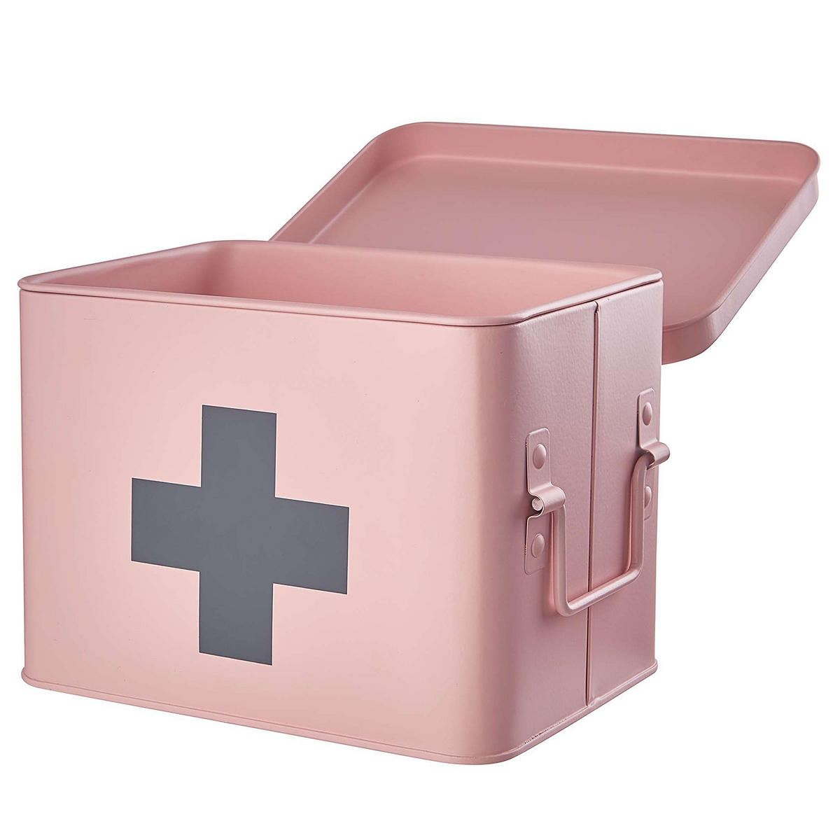 MEDIKAMENTENBOX Medic - Rosa, Metall (22/16/16cm) - Butlers