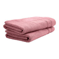 DUSCHTUCHSET Brooklyn - 2-teilig - 70 x 140 cm - Malve - Mauve, Textil (70/140cm) - Uncover by Schiesser