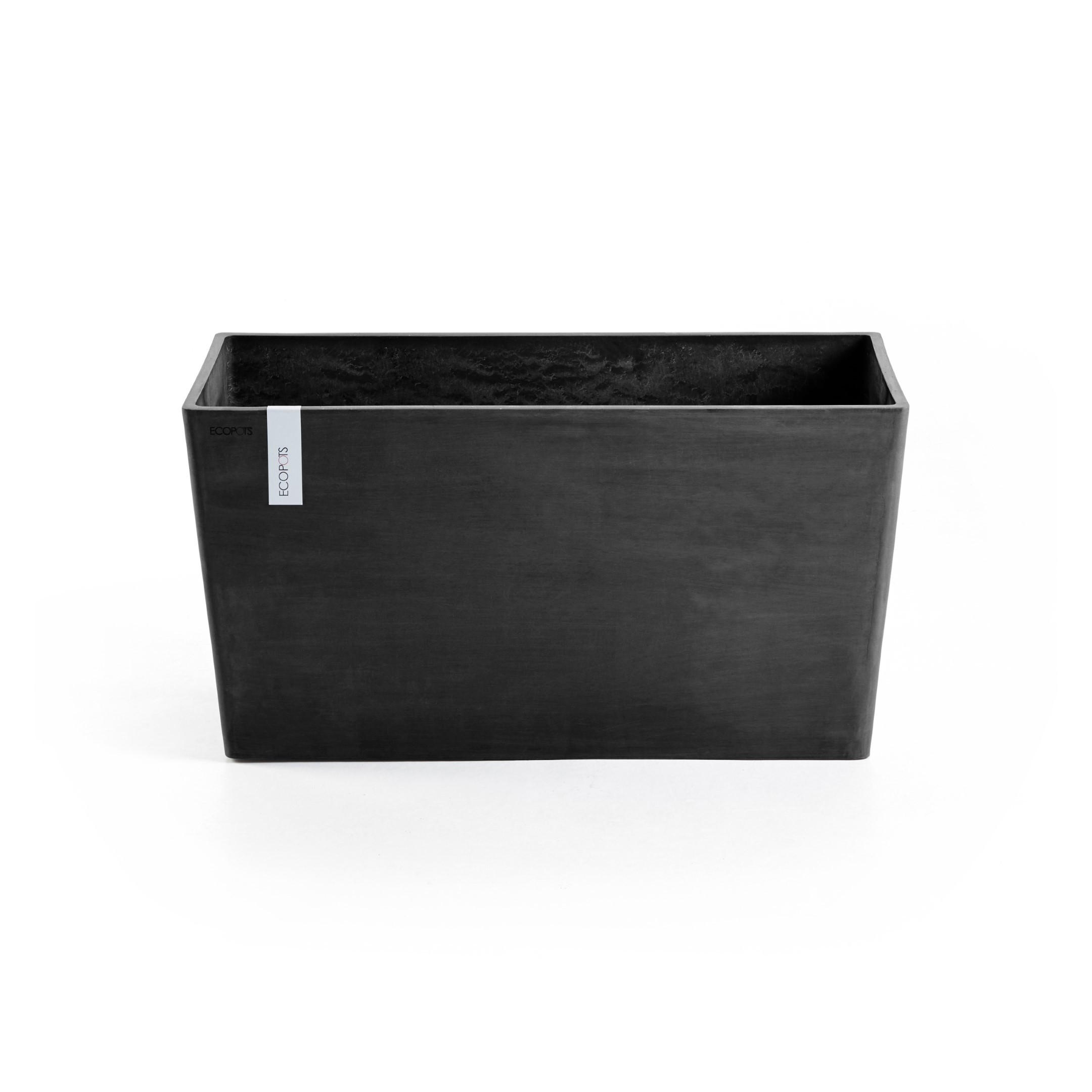 Ecopots Blumentopf Dunkelgrau 51 cm