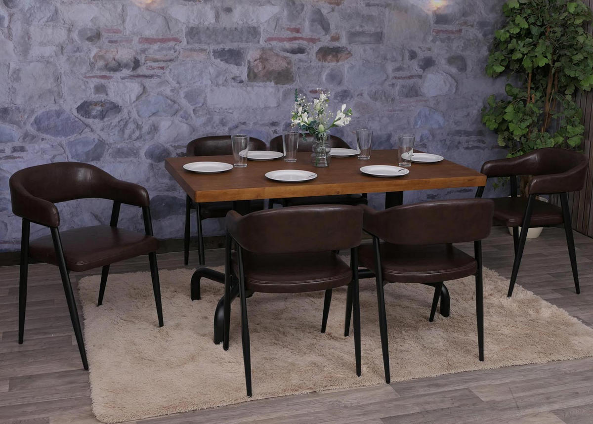 ESSZIMMERSTUHL Dunkelbraun - Dunkelbraun, Kunststoff (51/77/52cm) - MCW