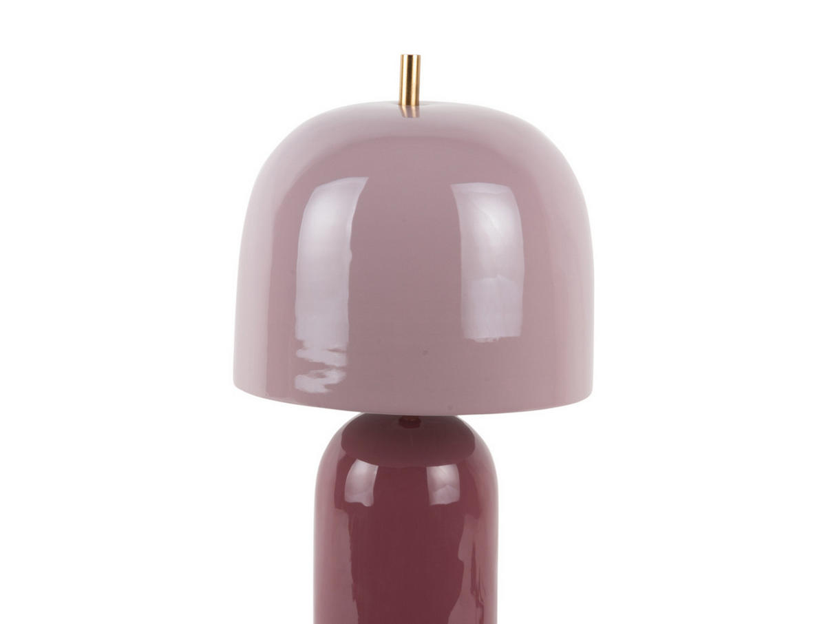 TISCHLAMPE Rico 20/20/43 cm - Lila, Metall (20/20/43cm) - Leitmotiv