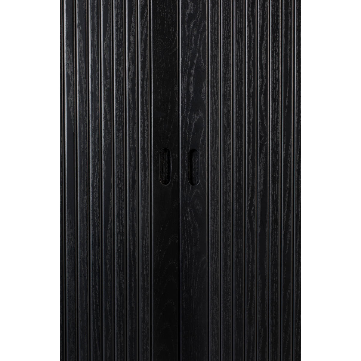 AUFBEWAHRUNGSSCHRANK Barbier Holz Schwarz - Schwarz, Holzwerkstoff (100/140/45cm) - Zuiver