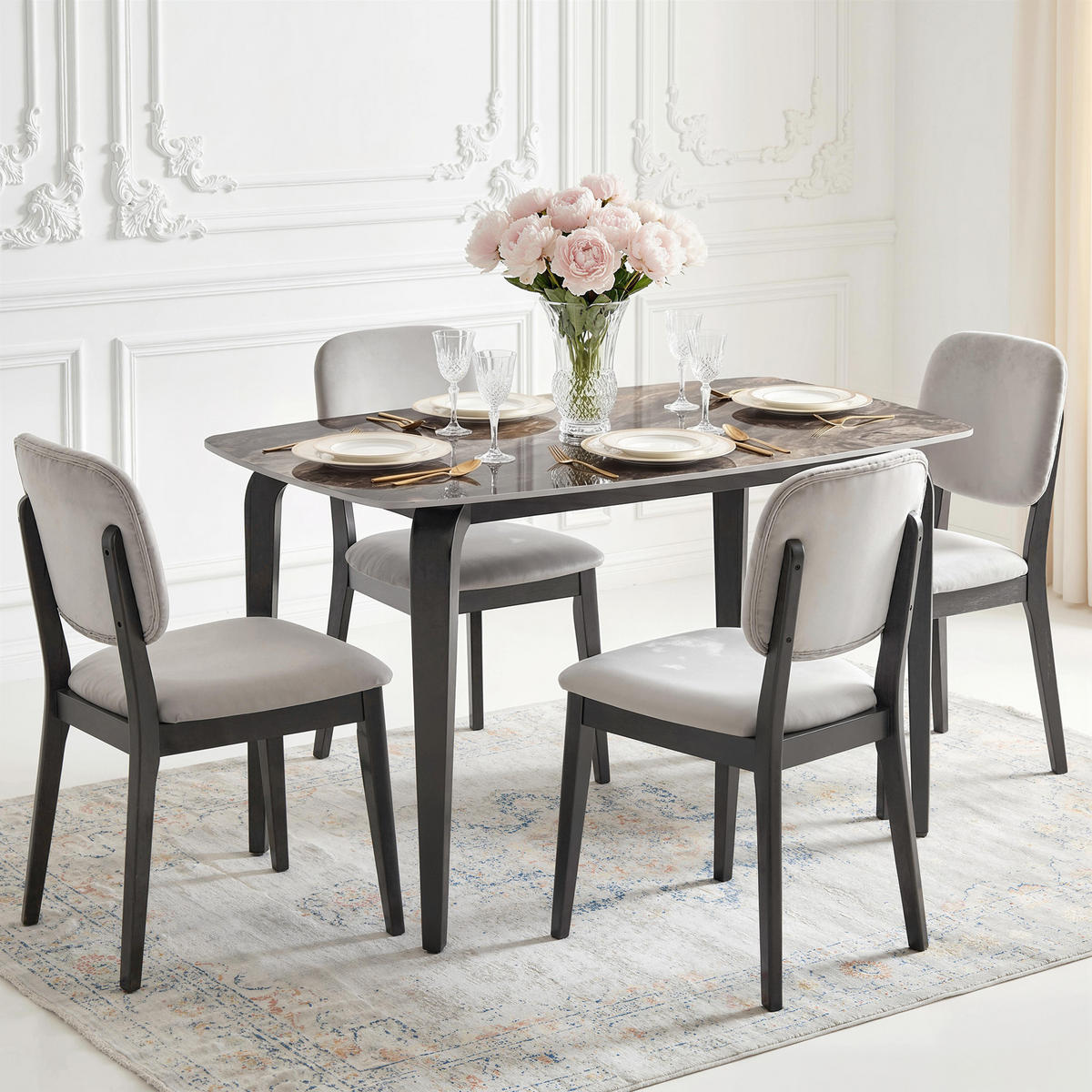 ESSTISCH Braun 1 Stück - Braun, Metall (130/70/75cm) - GiPP