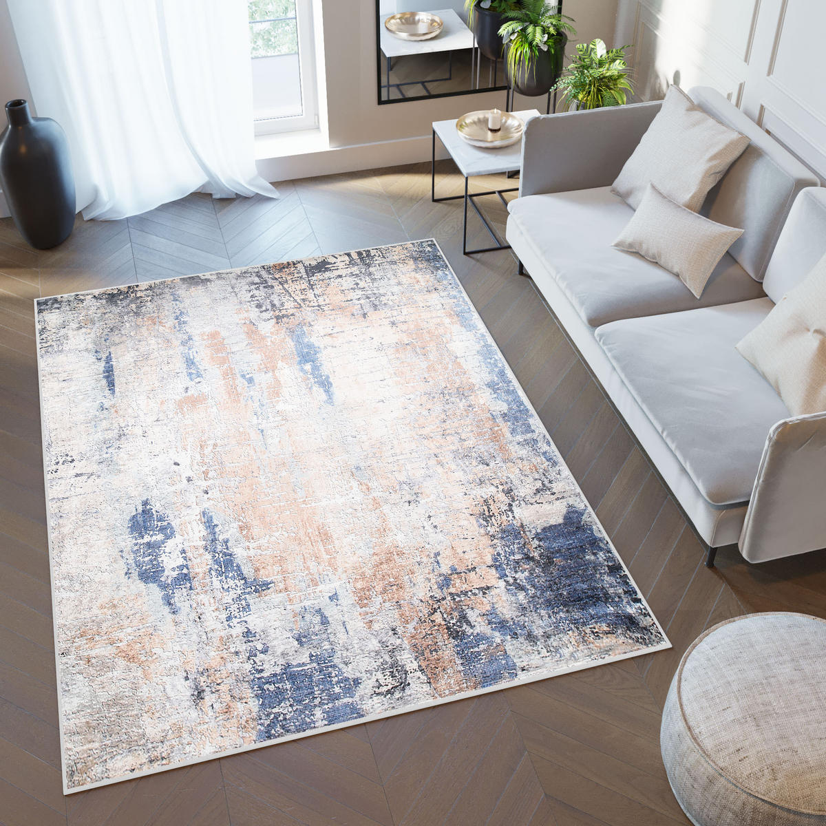 TEPPICH TOSCANA Beige 160/230 cm - Beige, Textil (160/230cm) - Tapiso