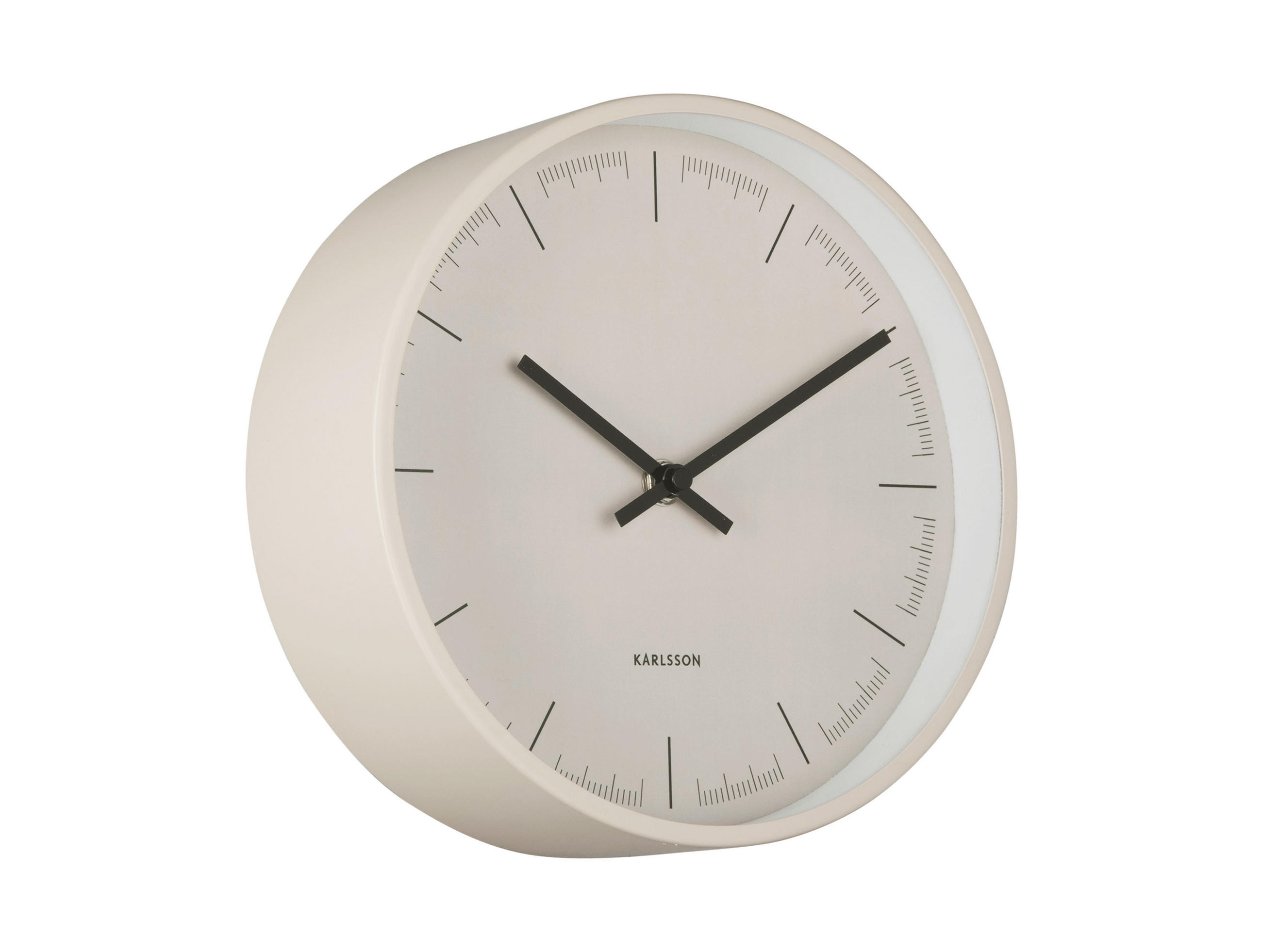 Karlsson Wanduhr Grau 21.5x21.5x8.2 cm