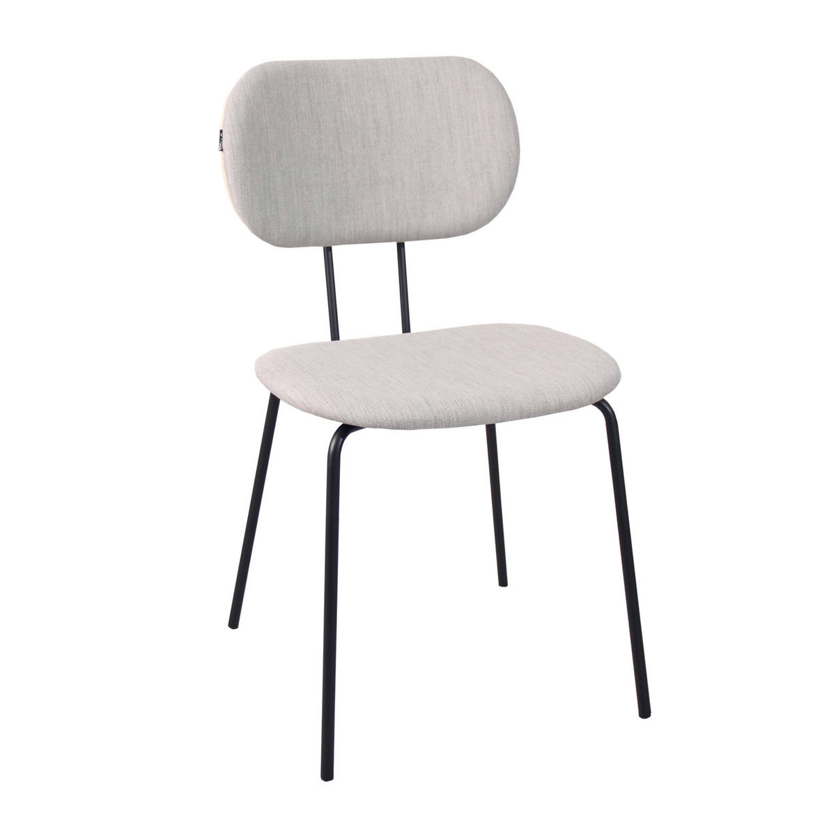 STÜHLE 2-tlg., Grau - Grau, Holz (47/83/50cm) - Oviala