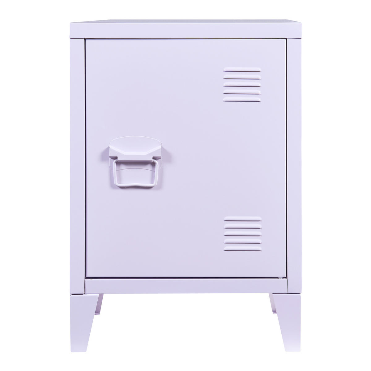 NOČNÍ STOLEK Inari - fialová, kov (40/57/30cm) - [en.casa]