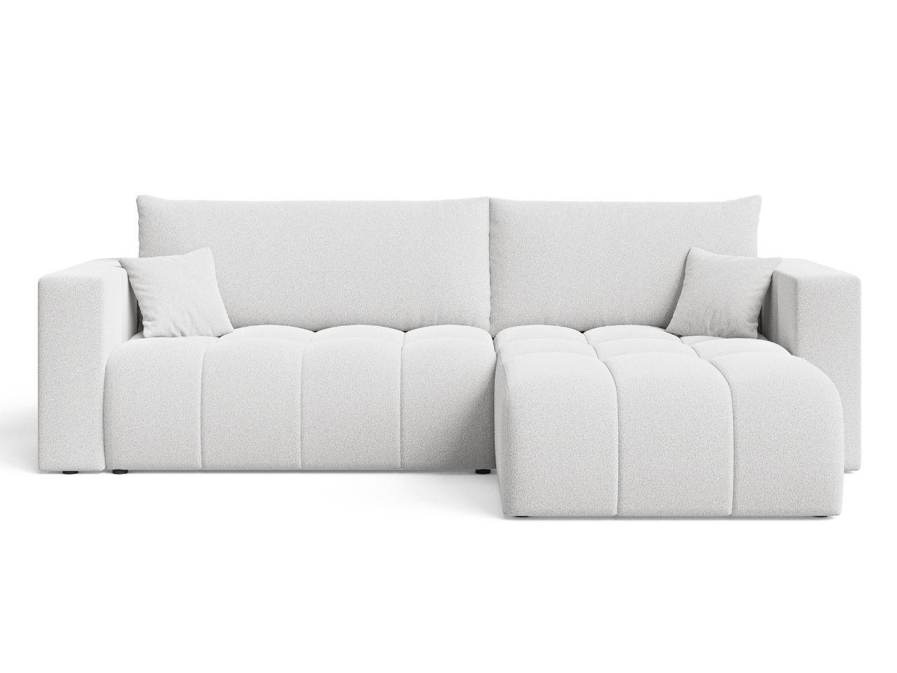 ECKSOFA Neva Weiß - Weiß, Holz/Textil (280/170cm) - Graingold