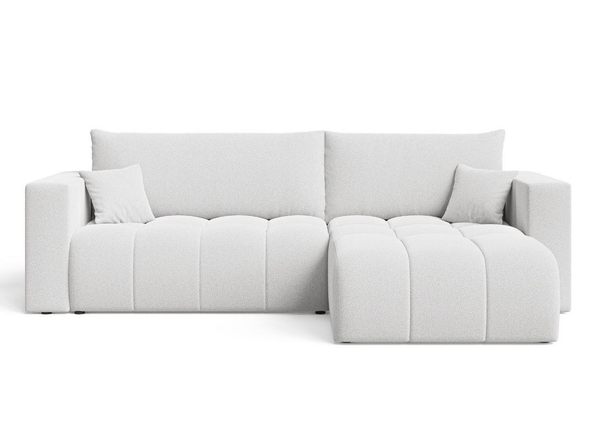 ECKSOFA Neva Weiß - Weiß, Holz/Textil (280/170cm) - Graingold