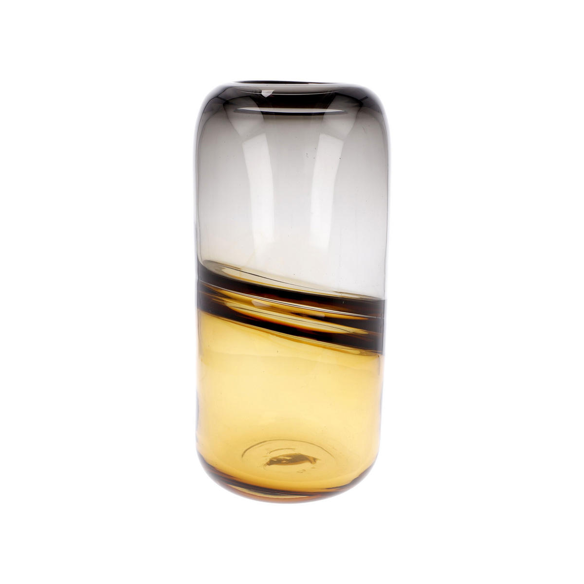 VASE Topaz Stone, Glas, Braun, 25 cm - Braun, Glas (25cm) - Goebel