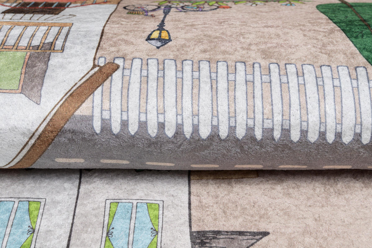 TEPPICH EMMA Creme 140/200 cm - Creme, Kunststoff (140/200cm) - Tapiso