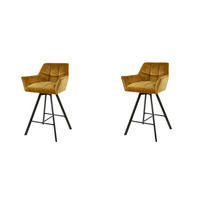 BARSTUHL Gitter Gold 53/57/96 cm 2er-Set - Goldfarben, Textil (57/96/53cm) - Hoyz Collection