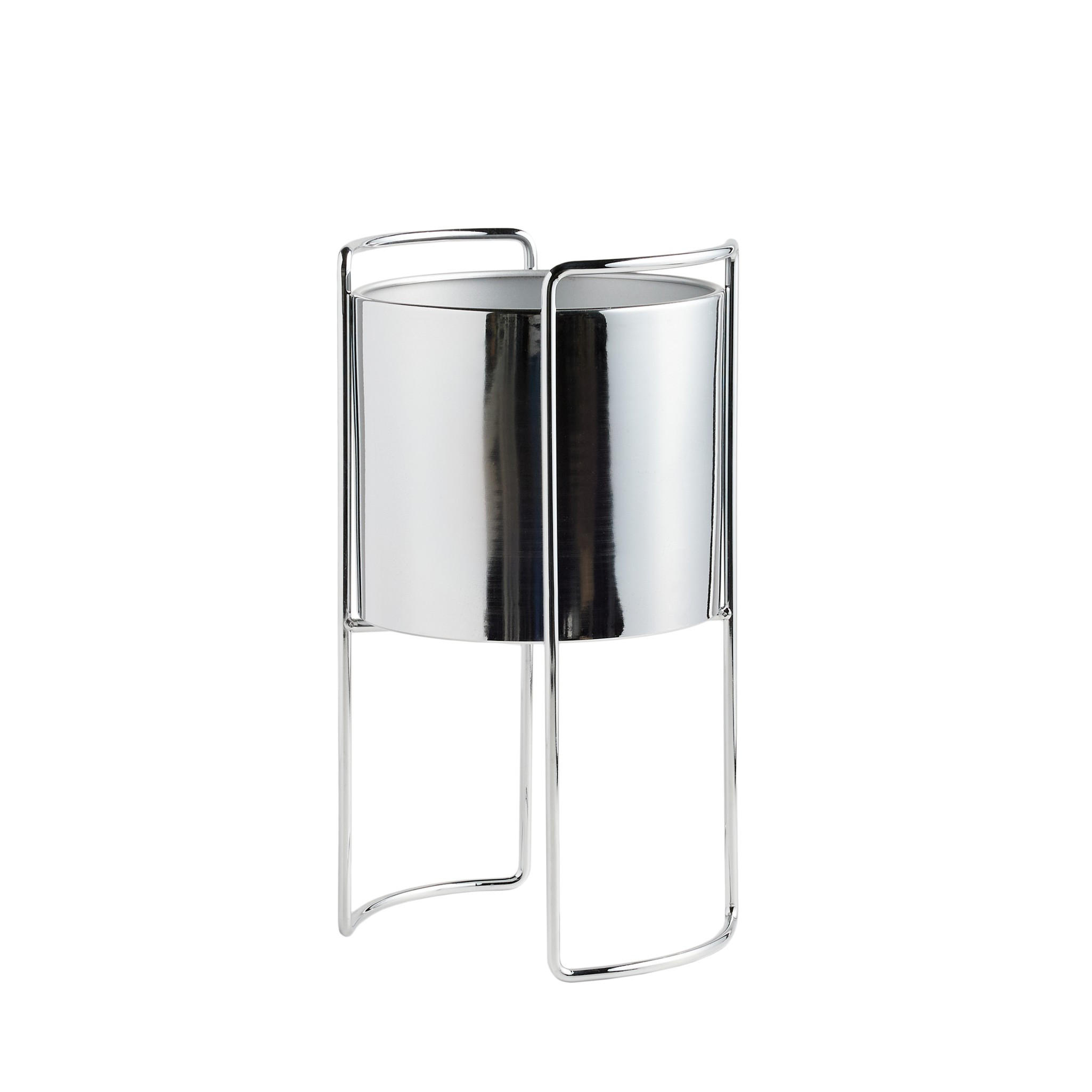 BLUMENTOPF Zenaria - Silberfarben, Metall (21/40cm) - home&you