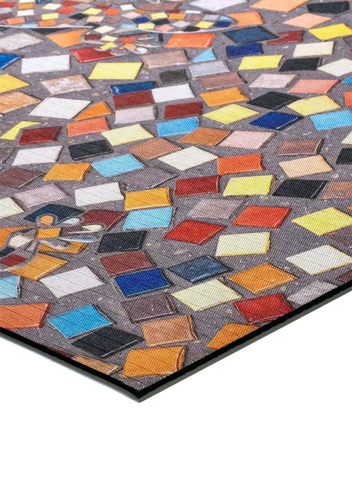 KÜCHENTEPPICH Mehrfarbig Ricci 52/100 cm - Multicolor, Kunststoff/Textil (52/100cm) - Atticgo