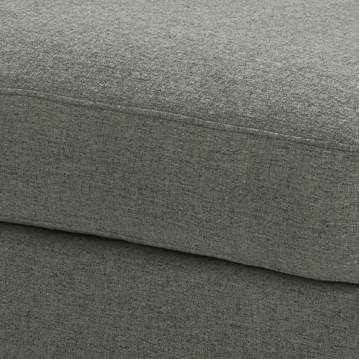 POLSTERHOCKER - Beige/Grau, Holz/Birkenholz (72/47/49cm) - home24