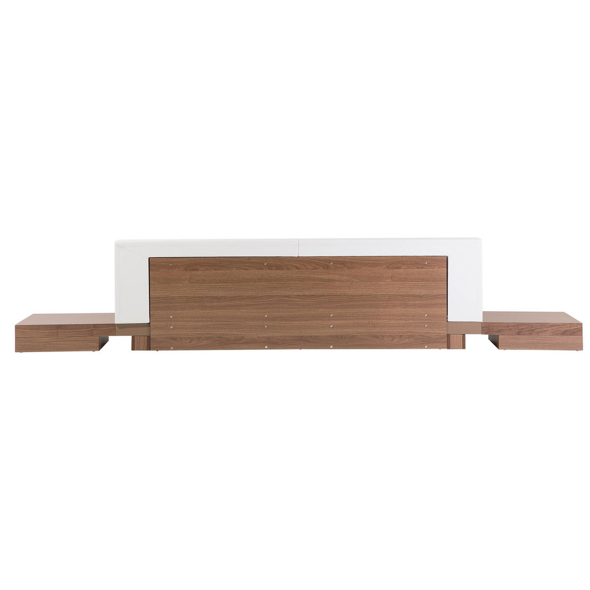 WASSERBETT 180x200 cm Heller Holzfarbton Zen - Hellbraun, Holzwerkstoff (180/200cm) - Beliani