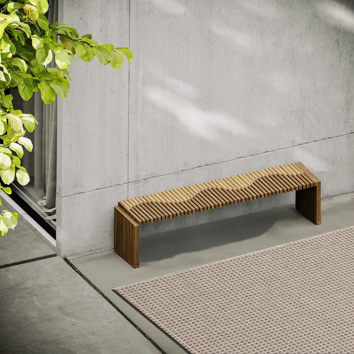 TEPPICH Design Innen- und Außenbereich grau - Grau, Textil (140/200cm) - AFK Living