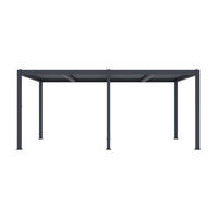 PERGOLA BIOKLIMATISCHE SELBSTTRAGENDE Santa graue 5m x 3m - Grau, Metall (510/220/304cm) - Cazeboo