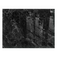 GLASPLATTE für Kamin 80x60 cm - Schwarz, Glas (80/60/0.4cm) - TULUP