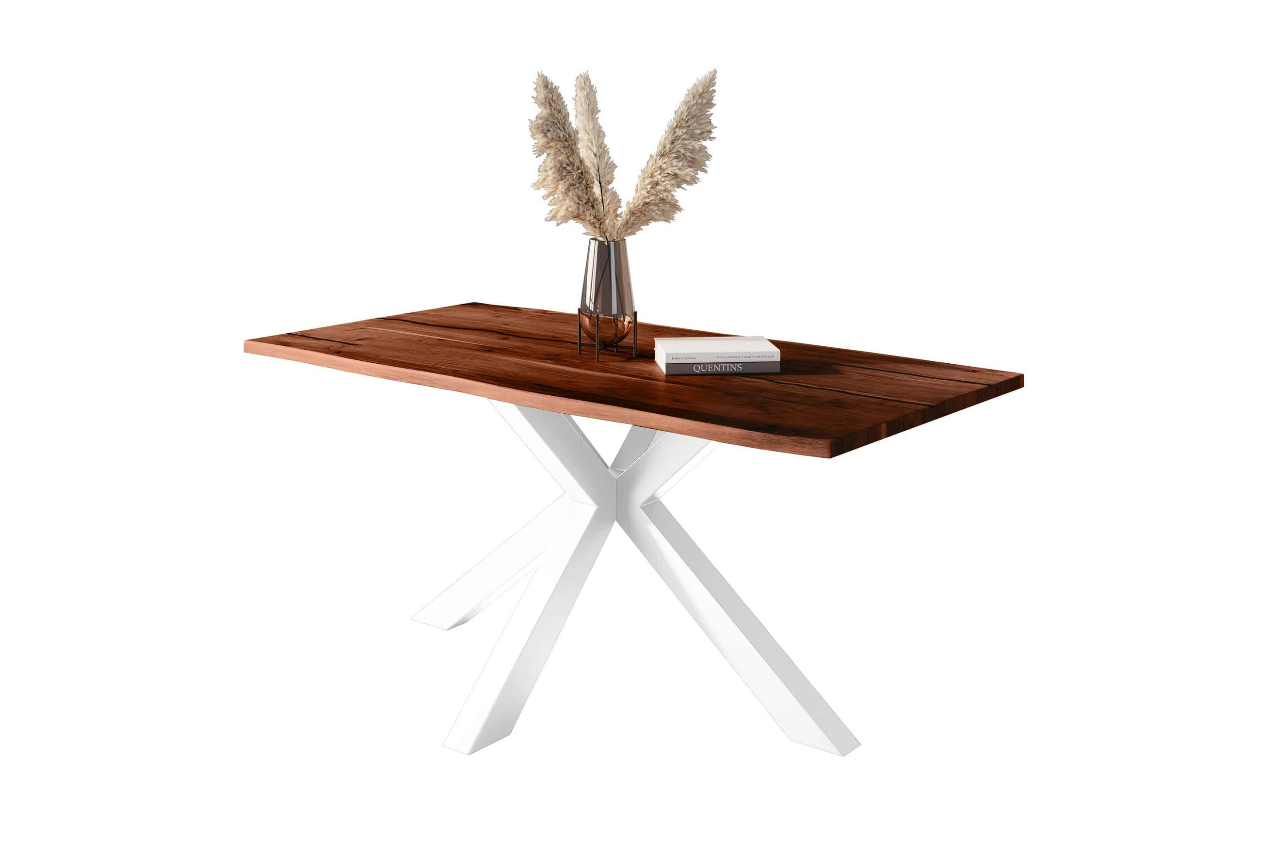 ESSTISCH POLLY - Braun/Akaziefarben, Holz (85/160/77cm) - SAM